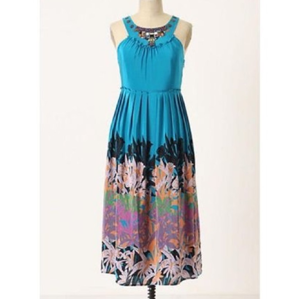 Silk Moulinette Soeurs dress from Anthropologie
